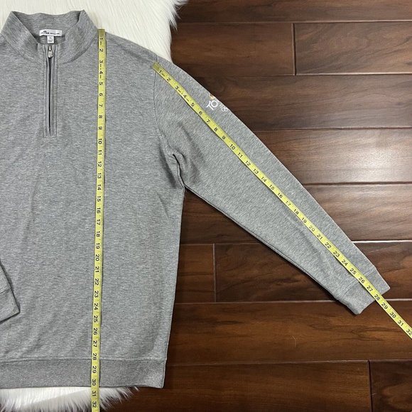 Peter Millar Size XL Gray 2020 Tokyo Olympics Quarter Zip Pullover Shirt - Picture 7 of 10